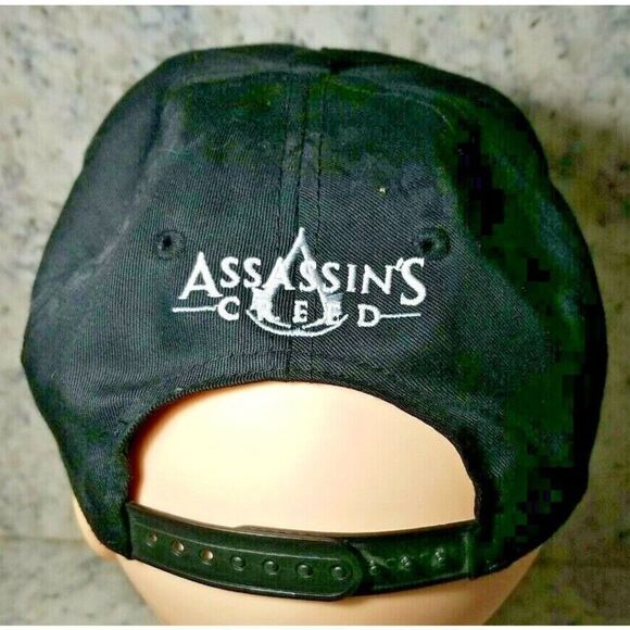 Ubisoft Assassins Creed Hat Black 2017 Video Game Baseball Cap Preowned Snapback - Picture 3 of 6